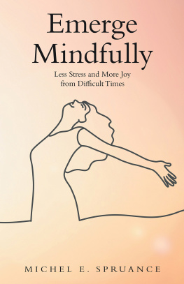 Michel E. Spruance Emerge Mindfully: Less Stress and More Joy from Difficult Times