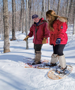 Snowshoeing is a meaningful family activity Here Brian shows daughter Kestral - photo 4