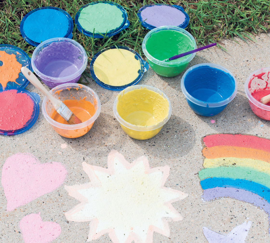 Are you feeling artistic Sidewalk chalk is a fun way to create colorful - photo 8