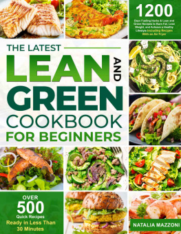 Mazzoni - The Latest Lean and Green Cookbook for Beginners