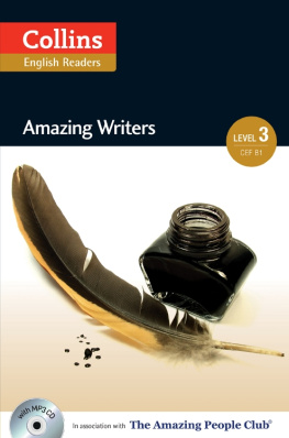 Anne Collins Amazing Writers: B1 (Collins Amazing People ELT Readers)