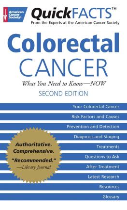 American Cancer Society Quickfacts Colorectal Cancer