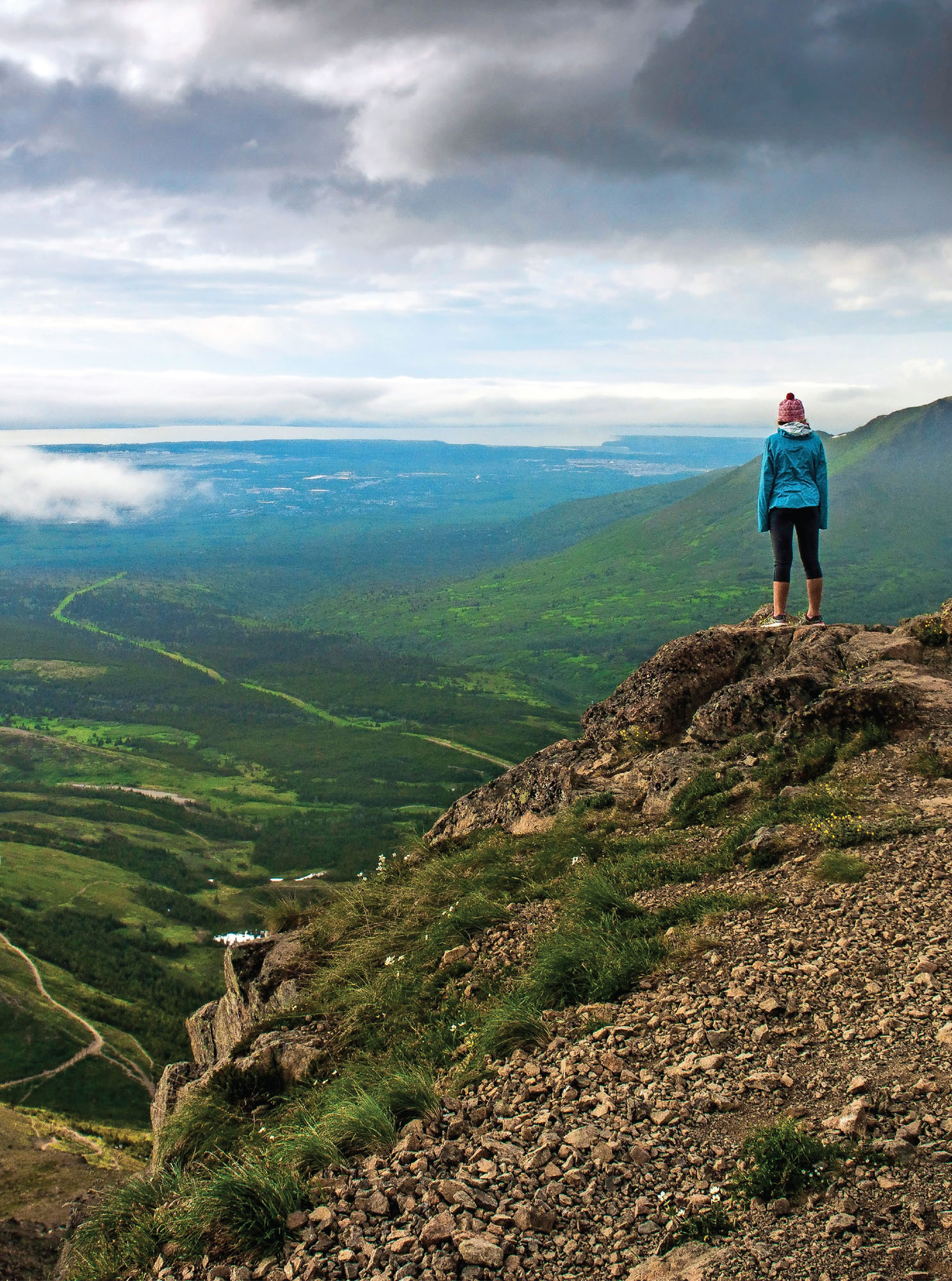 Anchorage and Cook Inlet are part of the view from Flattop Mountain in Chugach - photo 6