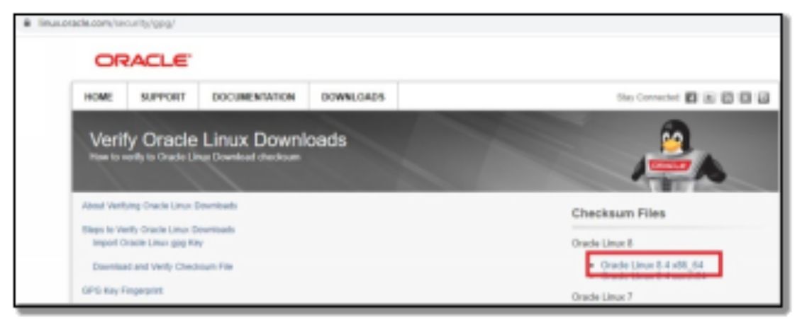 httpslinuxoraclecomsecuritygpg if you have downloaded the image on - photo 2