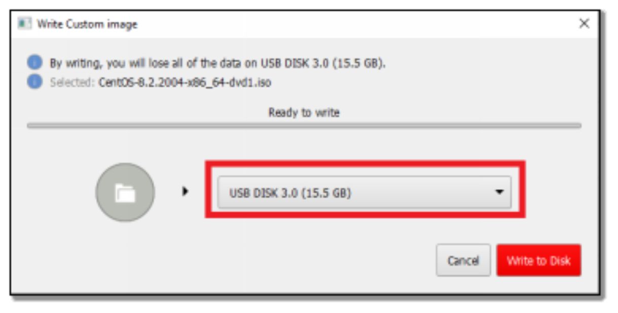 Select the USB device and press Write to Disk Wait to finish and press - photo 7