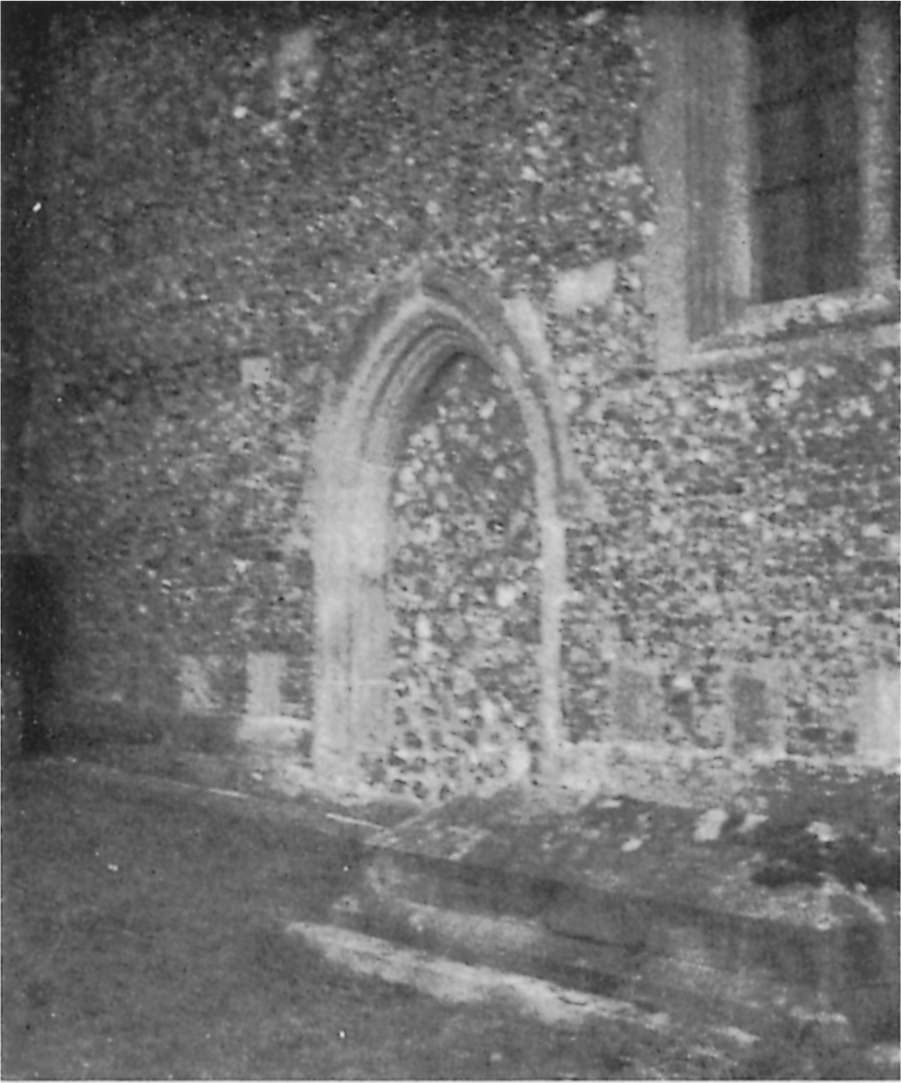 A typical example of a blocked-up north door from the fourteenth-century church - photo 7