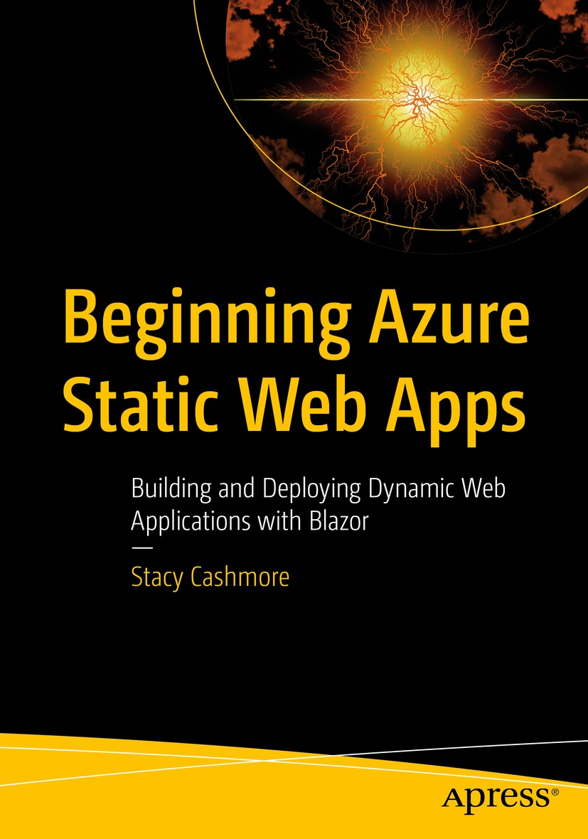 Book cover of Beginning Azure Static Web Apps Stacy Cashmore Beginning - photo 1