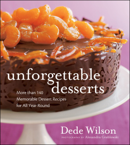 Dede Wilson - Unforgettable Desserts