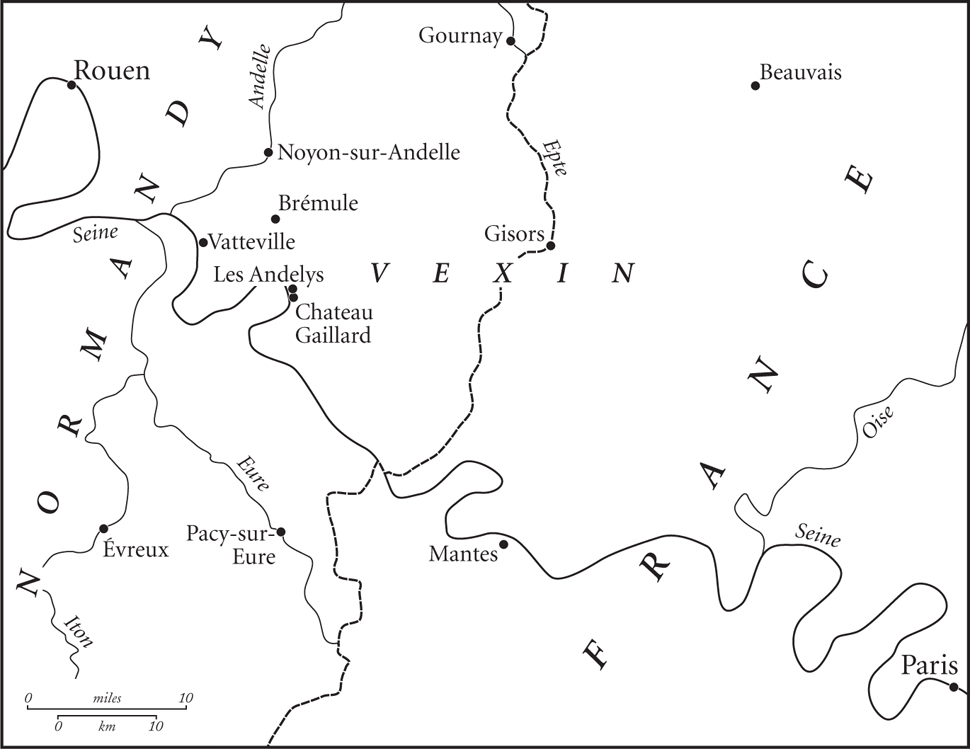 Map 3 The Vexin Map 4 The Empire and the kingdom of Sicily Map 5 The - photo 4