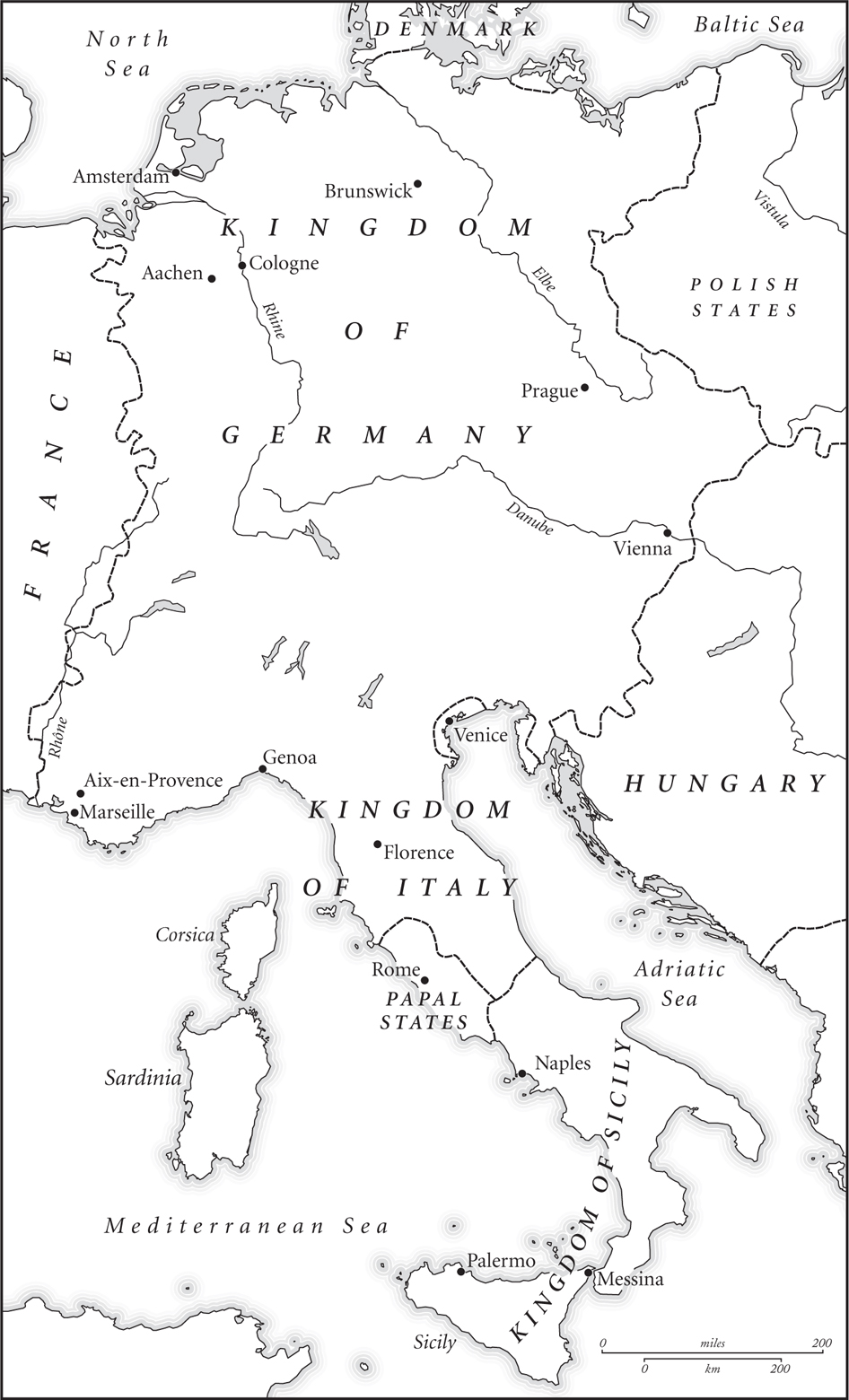 Map 4 The Empire and the kingdom of Sicily Map 5 The Spanish kingdoms - photo 5