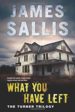 James Sallis - What You Have Left: The Turner Trilogy
