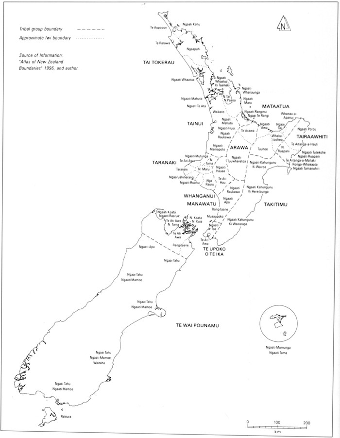 Map of Tribal Distribution CONTENTS In a 1983 article Anne Salmond offers - photo 1