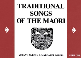 Mervyn McLean Traditional Songs of the Maori