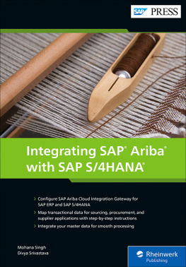 Mohana Singh Integrating SAP Ariba with SAP S/4HANA (SAP PRESS)