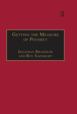 Jonathan Bradshaw - Getting the Measure of Poverty