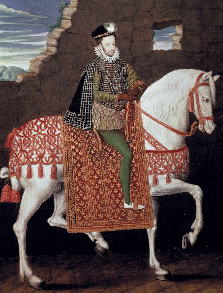 Portrait of Henry III of France on horseback Painting by a French school - photo 16