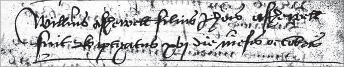 Figure 2 Excerpt from parish register All Saints Kingston upon Thames - photo 5