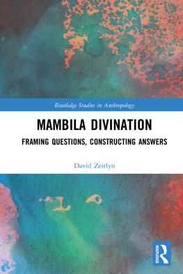 David Zeitlyn Mambila Divination