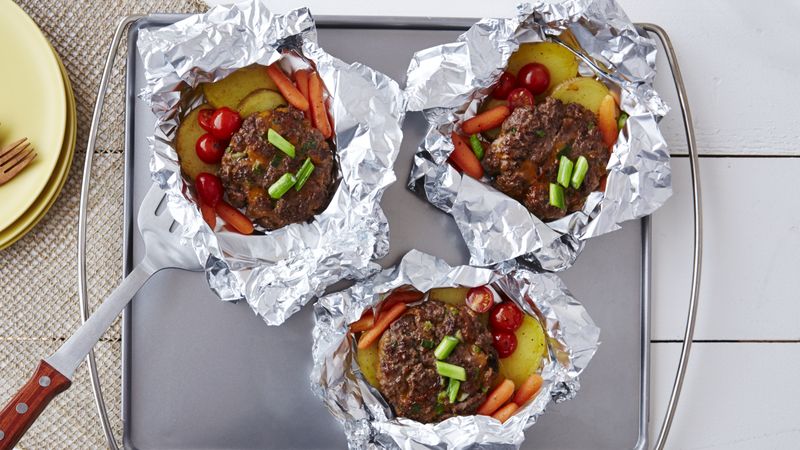 Burger Foil Packs A practical way to prepare foil while on a camping or - photo 4