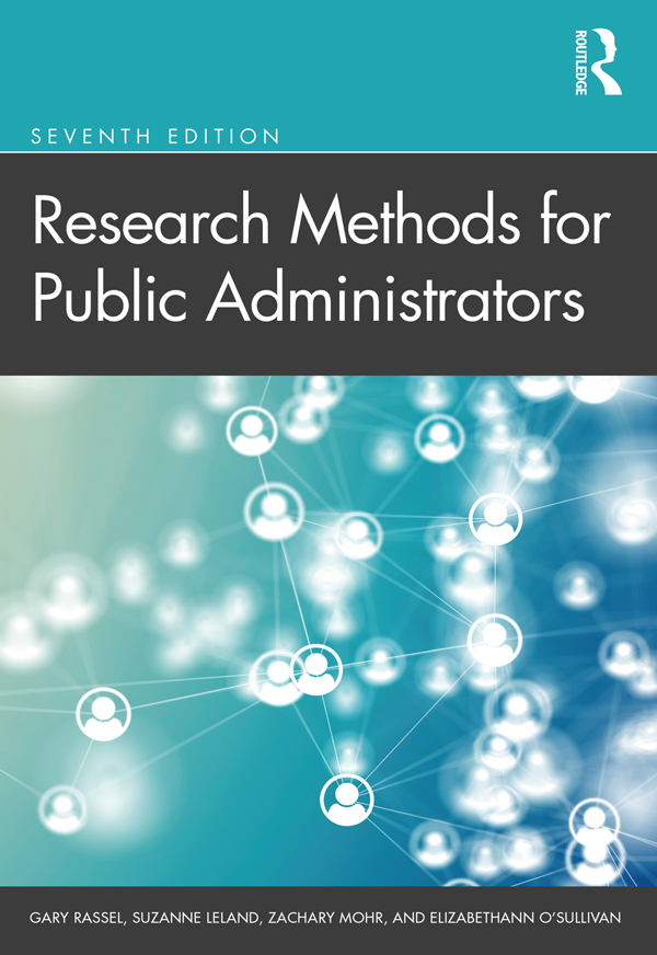 Research Methods for Public Administrators Research Methods for Public - photo 1