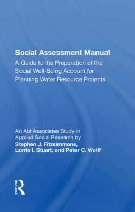 Judith Fitzsimmons Social Assessment Manual