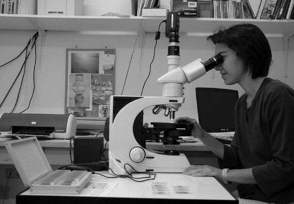 Figure 2 Eleni Nodarou using a petrographic microscope to study thin sections - photo 4