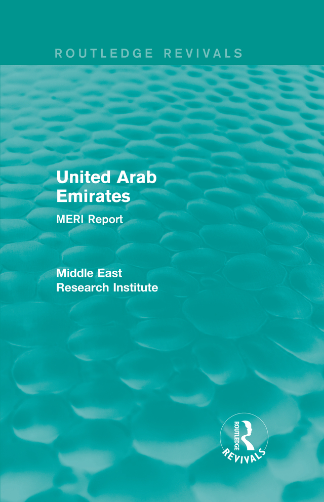 Routledge Revivals United Arab Emirates First published in 1985 this study - photo 1