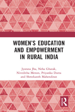 Jyotsna Jha - Womens Education and Empowerment in Rural India