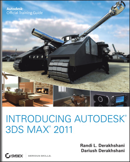 Dariush Derakhshani Introducing Autodesk 3ds Max 2011