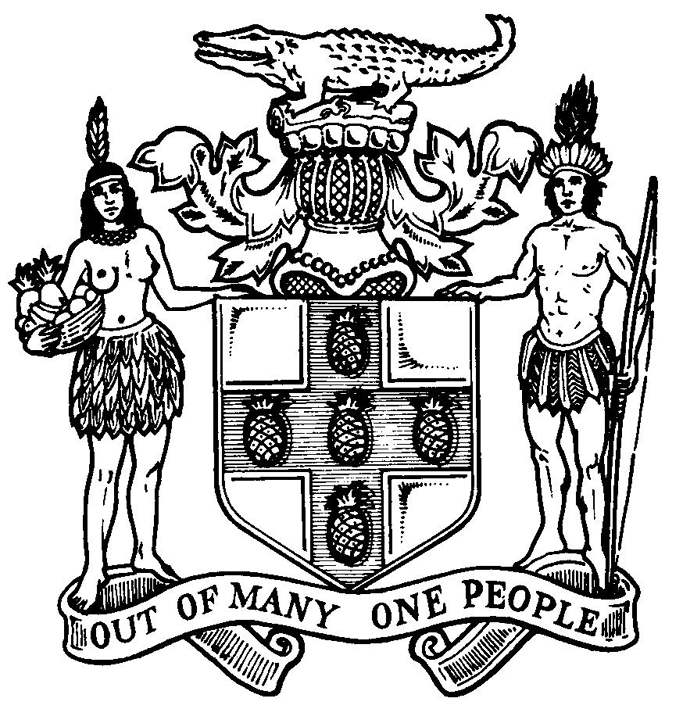 Coat of Arms for Jamaica Considered a legacy from the British with slight - photo 5