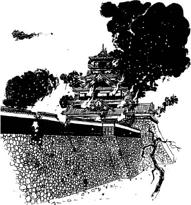 The destruction of Osaka Castle in the summer campaign of 1615 made it evident - photo 4