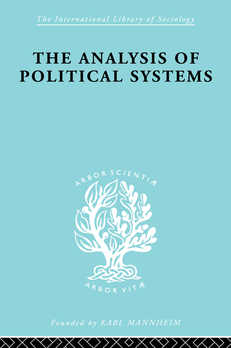 The Analysis of Political Systems - image 1