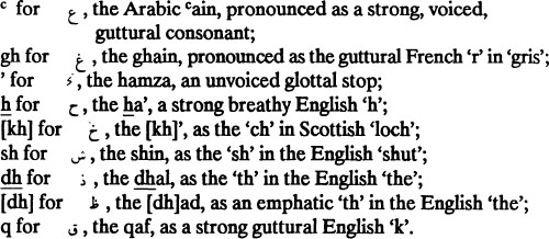 I have not distinguished between other non-emphatic and emphatic consonants or - photo 4