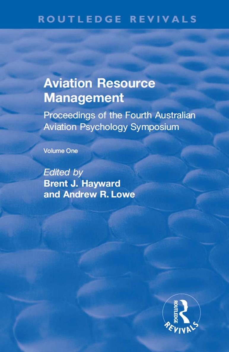 AVIATION RESOURCE MANAGEMENT Dedication These volumes are dedicated to the - photo 1