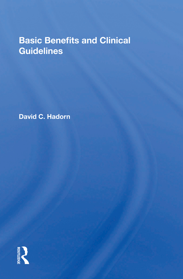 Basic Benefits and Clinical Guidelines Basic Benefits and Clinical Guidelines - photo 1