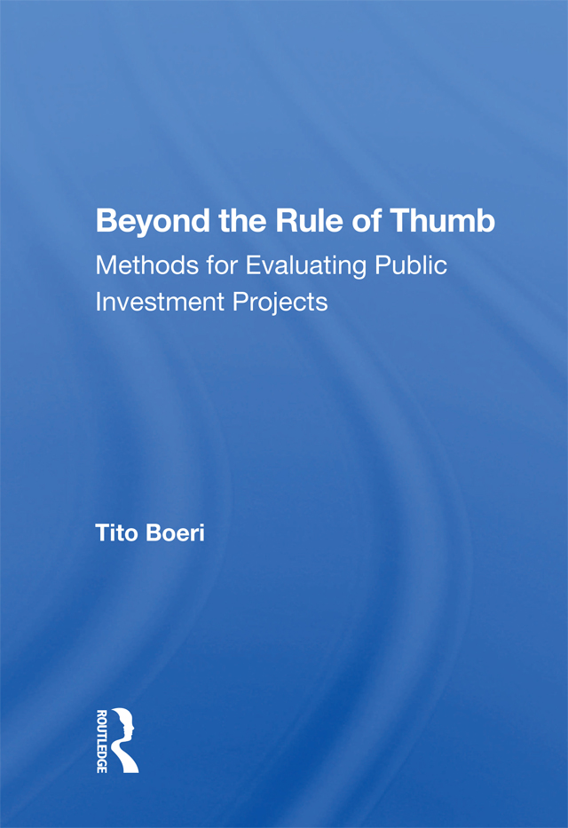 Beyond the Rule of Thumb Beyond the Rule of Thumb Methods for Evaluating - photo 1