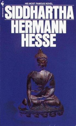 Hermann Hesse Siddhartha