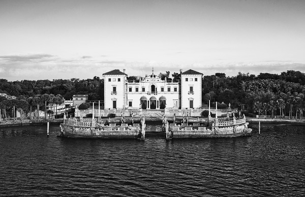 The east facade of Vizcaya James Deerings Miami estate from Biscayne Bay - photo 3