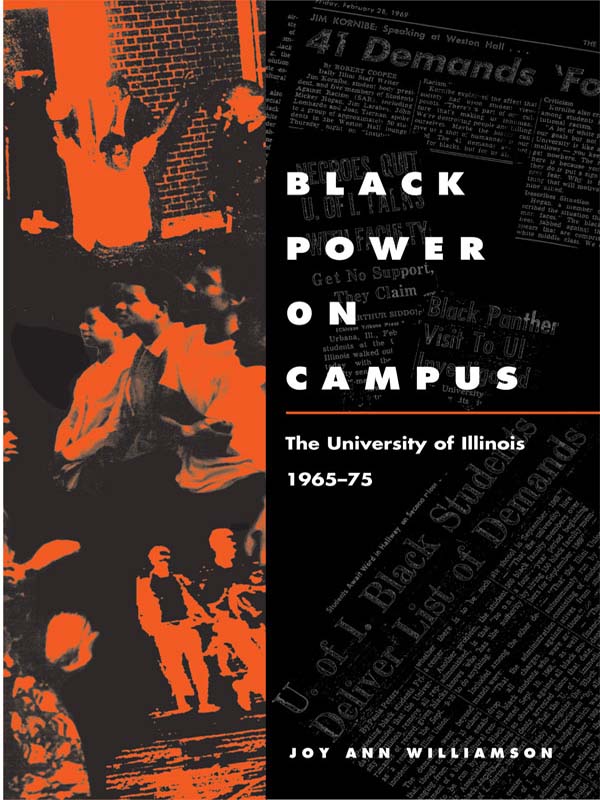 BLACK POWER ON CAMPUS JOY ANN WILLIAMSON Black Power on Campus - photo 1