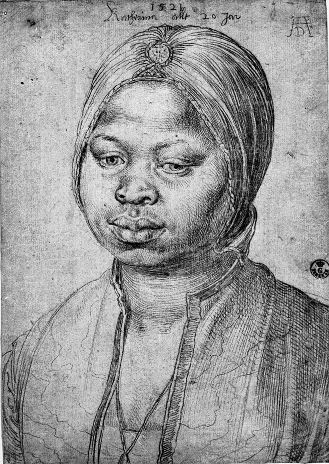 Albrecht Drer Portrait of Katherina 20 years old Antwerp 1521 Gabinetto - photo 2