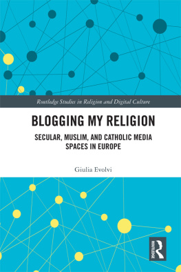 Giulia Evolvi - Blogging My Religion