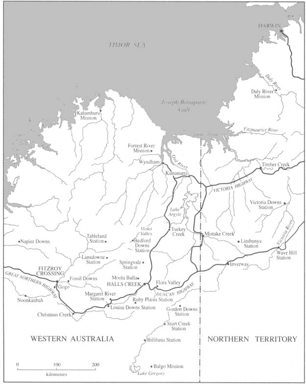 East Kimberley region today showing European towns and stations opposite and - photo 3