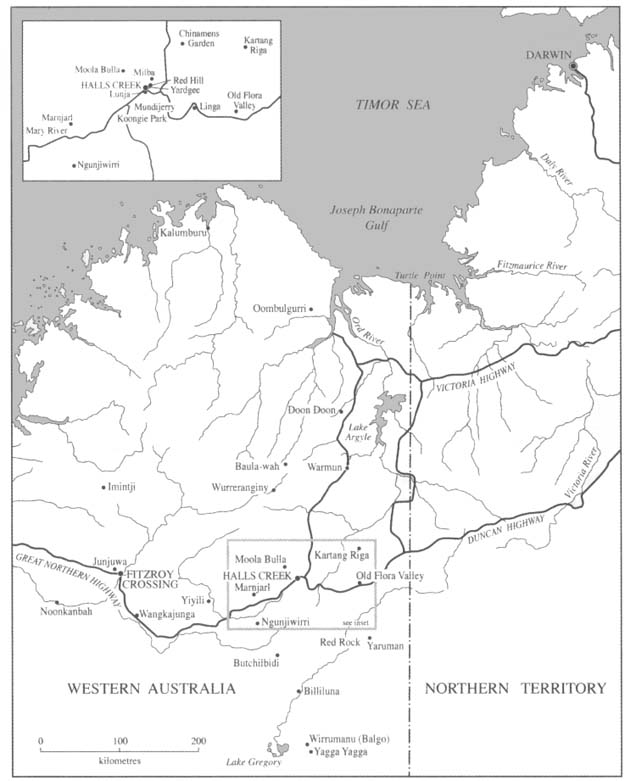 East Kimberley region today showing European towns and stations opposite and - photo 4