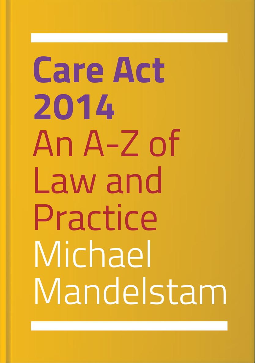 Care Act 2014 An A-Z of Law and Practice - image 1