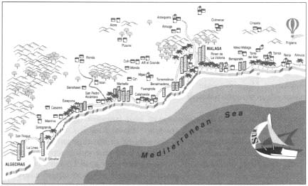 Map 2 Malaga province Source Sur in English 1 Introduction The Brits in - photo 4