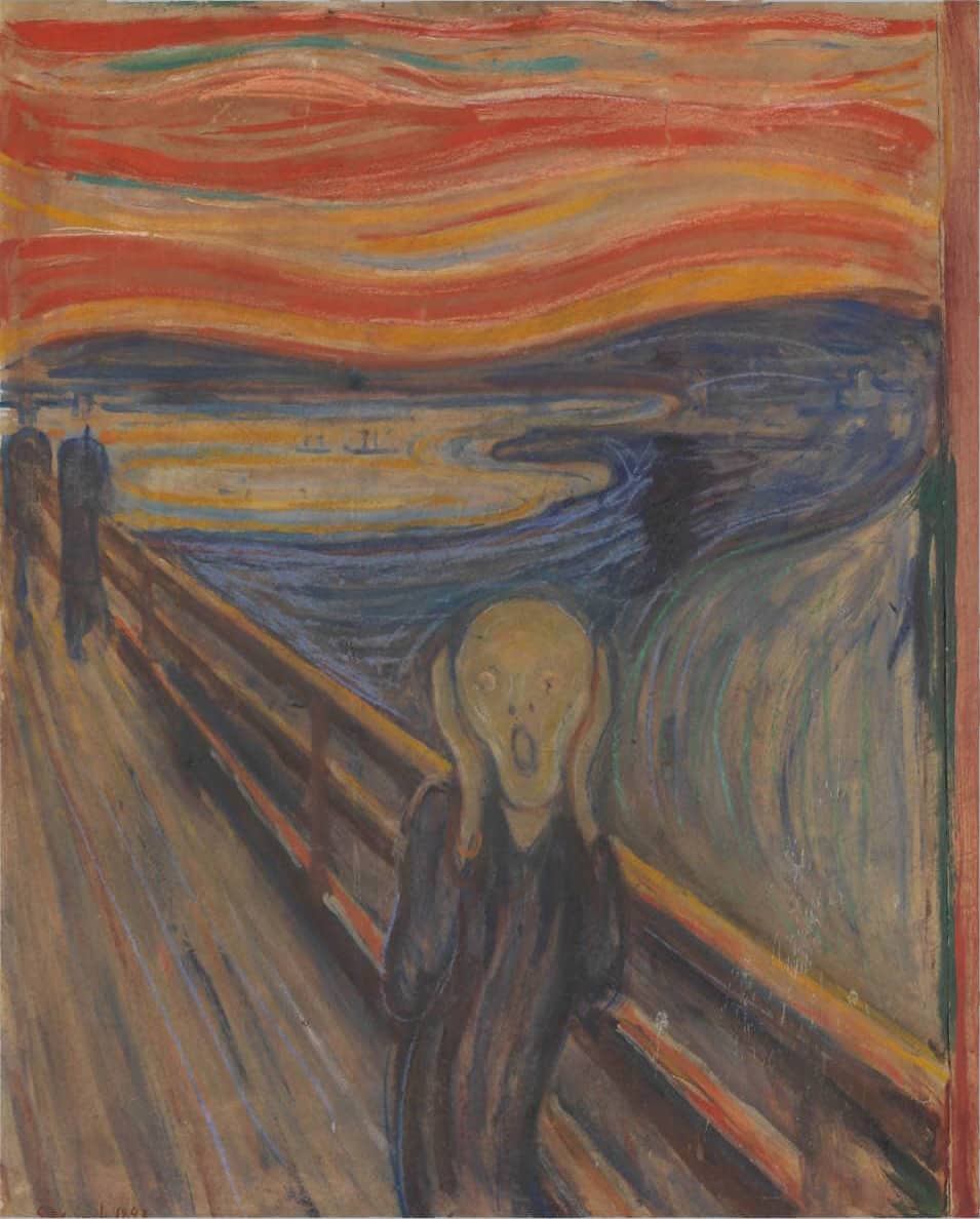 The Scream Edvard Munch 1893 oil tempera and pastel on cardboard Van Gogh - photo 6