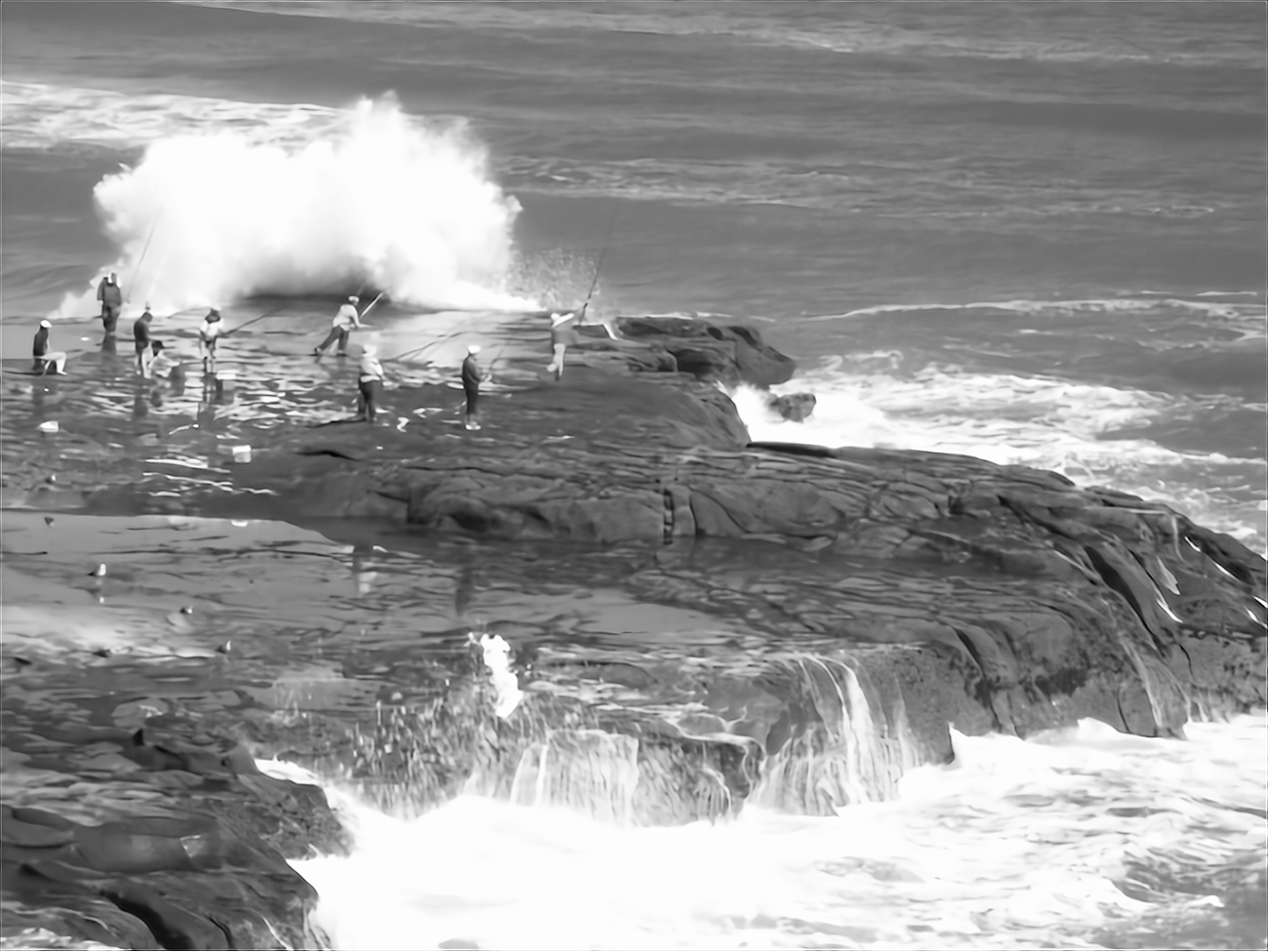 Rock fishers casting off a ledge Peter is a Canadian and before he started - photo 2