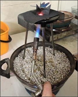 How easy it is to start firing your enamels with a simple torch from the - photo 7