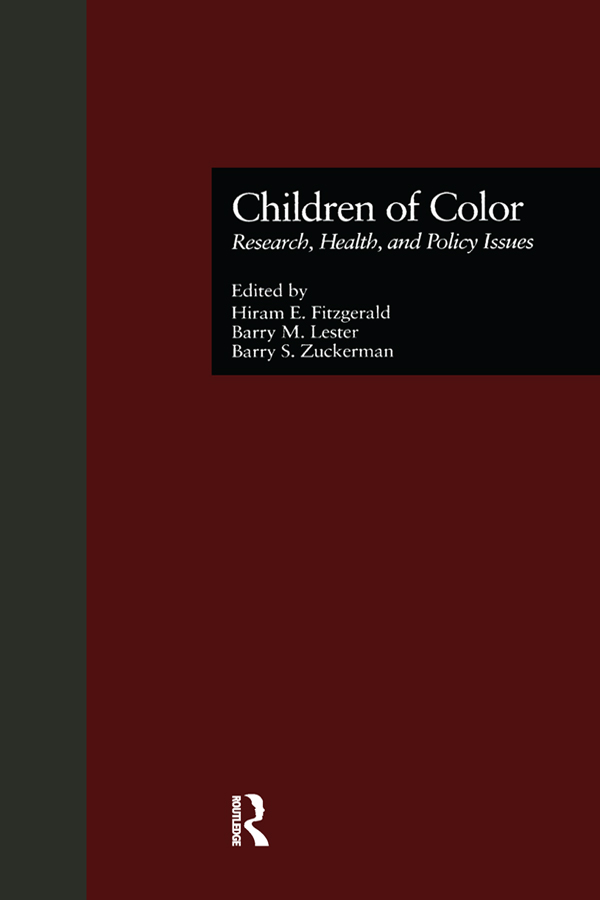 CHILDREN OF COLOR REFERENCE BOOKS ON FAMILY ISSUES VOLUME 25 GARLAND REFERENCE - photo 1