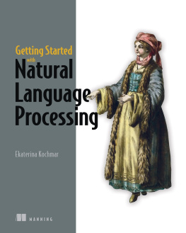 Ekaterina Kochmar - Getting Started with Natural Language Processing